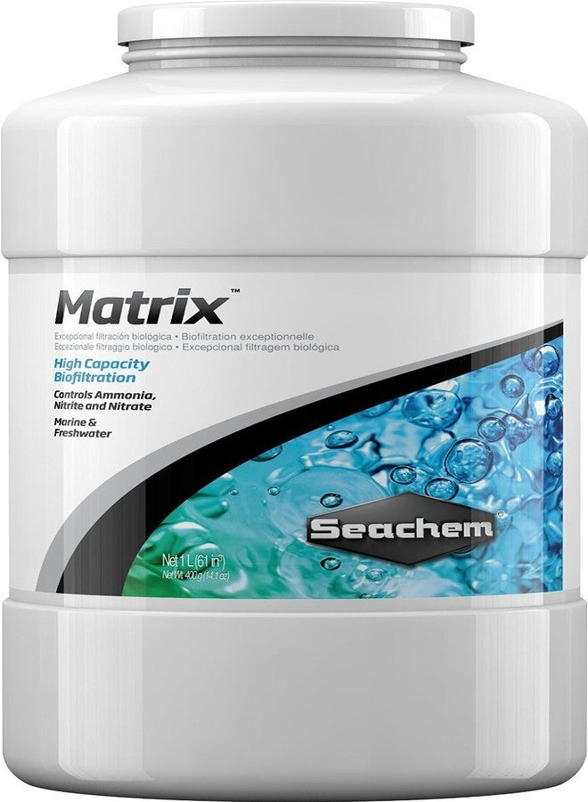 Seachem Matrix Aquarium Bio Filter Media, 1L - Image 1